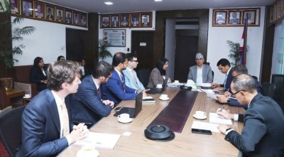  अर्थमन्त्री पौडेल र आइएमएफ मिसन प्रमुखबीच भेटवार्ता 